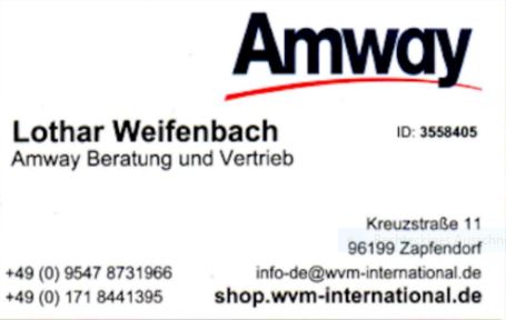 Exklusive Amway Produkte und Amway Geschäftsmöglichkeiten